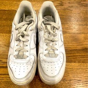 Nike Air Force 1, white, size Youth 4.5